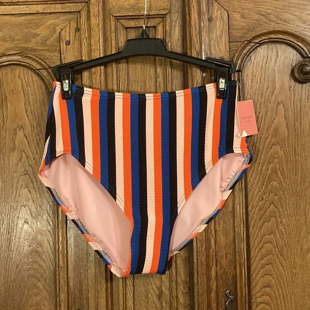 Kate Spade New York Sunset Beach High Waisted Bikini Bottom